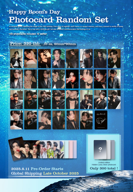 01 Pre-Order | Happy Boom's Day- Photocard Random Set